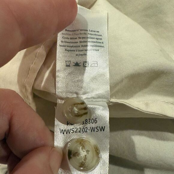 Faherty Malibu Poplin Button Down Shirt in Whisper Size XL - Picture 6 of 6